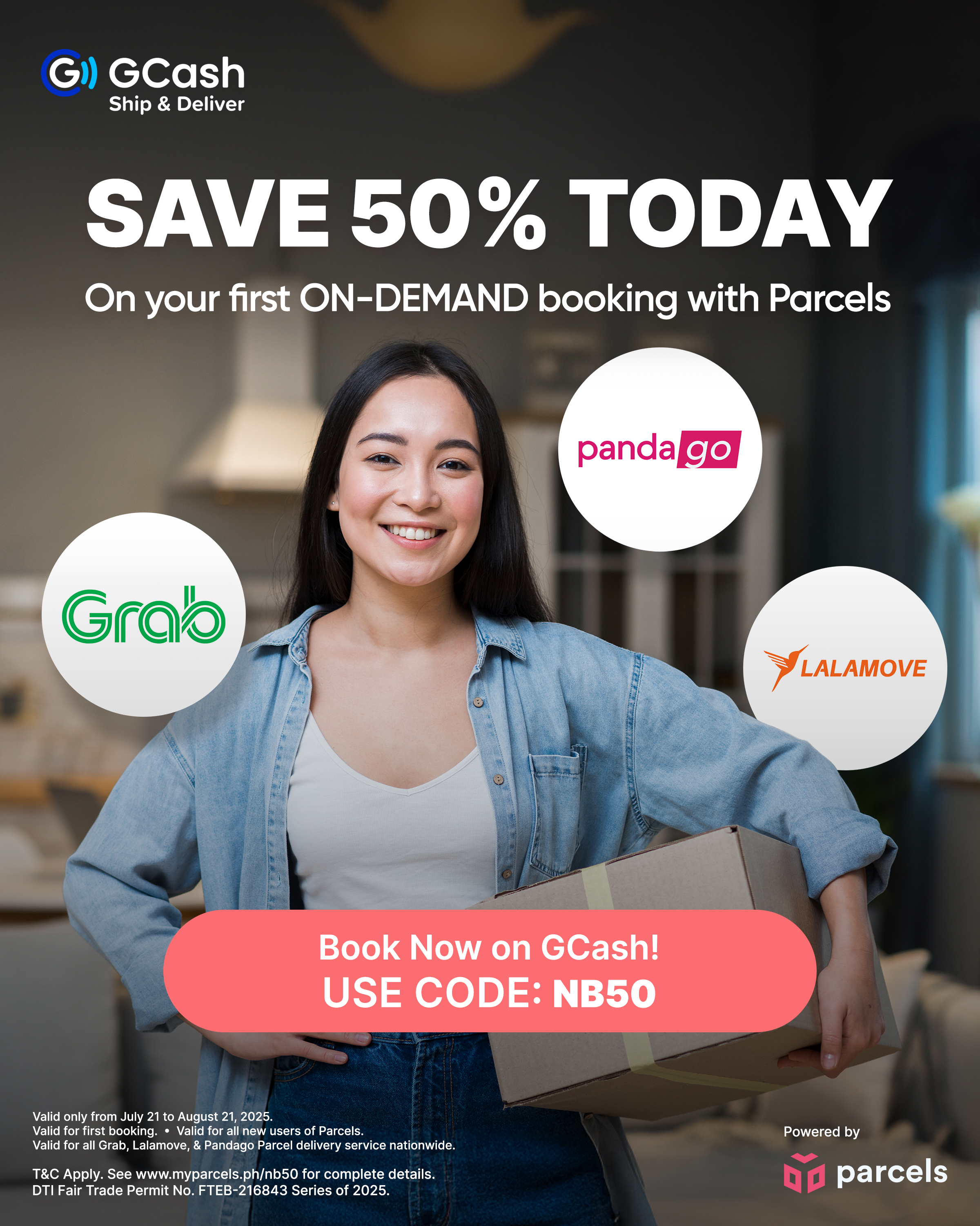 New booking 50% off campaign post